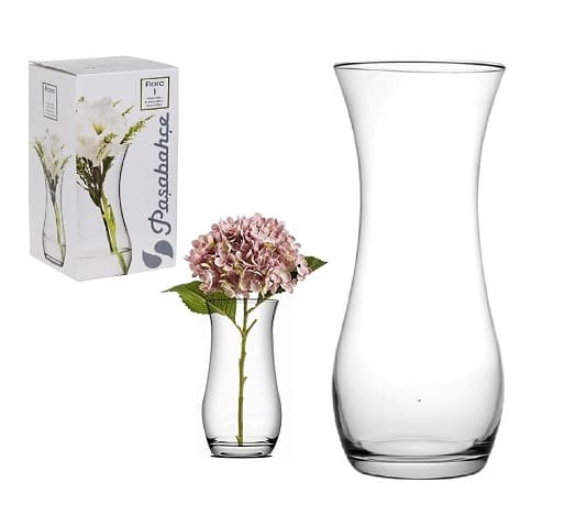 Jarrón Florero de Cristal 26 cm
